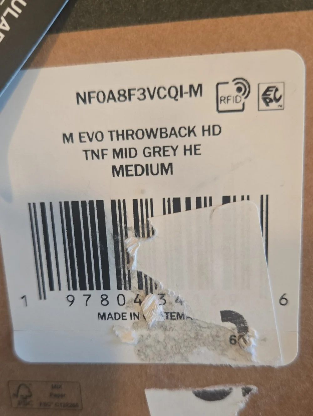The North Face Throw Back Hoodie *NWT* Mens Medium